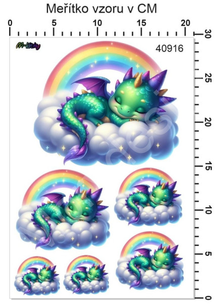 Nažehlovačky - dráček (1)