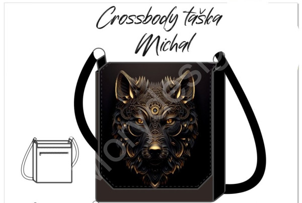 Crossbody Michal - vlk (1)