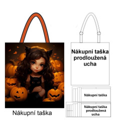 nákupní taška -malá čarodějnice (1)