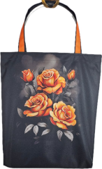 nákupní taška -růže oranžová