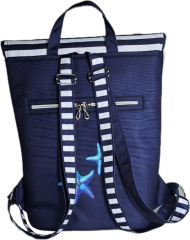Batoh Sissi kočárkovina-nautical- kotva (3)