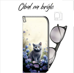 obal na brýle/mobil -Britksá kočka (1)