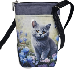 Crossbody/ taštička Ála - Britská kočka