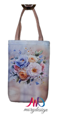 Dárková taštička  30x21cm- květy