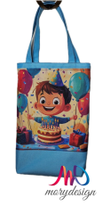 Dárková taštička  30x21cm- kluk s balonky