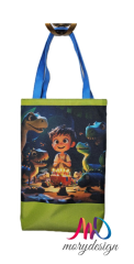 Dárková taštička  30x21cm- oslava s dinosaury