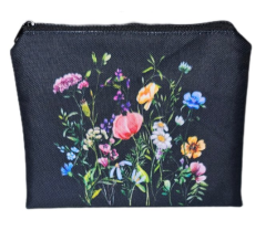 Kapsička na tašku/kosmetička-luční květy