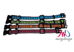 obojek se jménem 30-50 cm- tlapky modré (2)