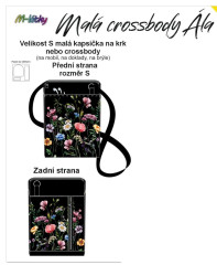Crossbody/ taštička Ála -luční květy