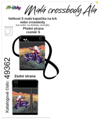 Crossbody/ taštička Ála - motorka