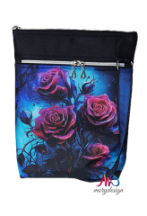 Crossbody Kamila - gothic růže
