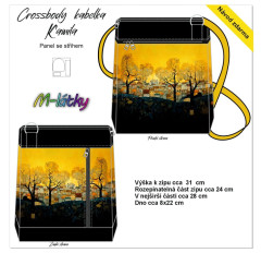 Crossbody Kamila - domečky