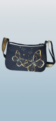 Kabelka Vally - zlatý motýli
