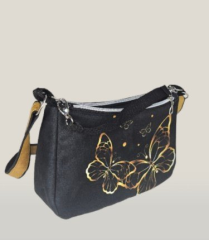 Kabelka Vally - zlatý motýli (7)