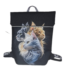 Batoh Václav kočárkovina - magická Mývalí kočka