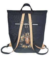 Batoh Václav kočárkovina - kůň černý (2)