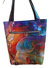 Taška Hokkaido - Kočárkovina -motýli v zahradě