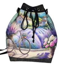 Vako bag- crossbody nebo vak na záda- Provance -levandule