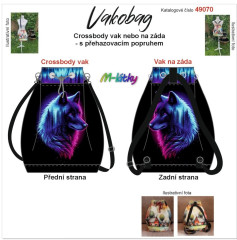 Vako bag- crossbody nebo vak na záda- vlk (2)
