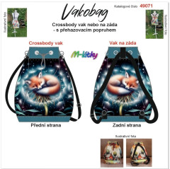 Vako bag- crossbody nebo vak na záda- liška