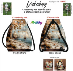 Vako bag- crossbody nebo vak na záda- plachetnice