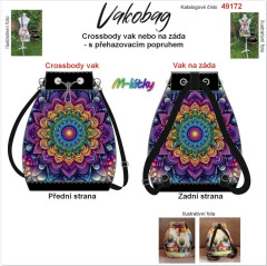 Vako bag- crossbody nebo vak na záda- mandala