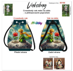 Vako bag- crossbody nebo vak na záda- Malý princ