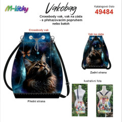 Vako bag- crossbody nebo vak na záda-mývalí kočka
