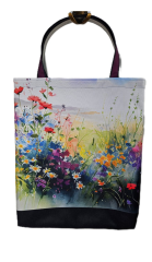 nákupní taška - luční květy