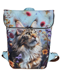 Batoh Sissi kočárkovina- Mainská mývalí kočka