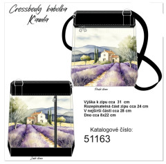 Crossbody Kamila - Provance, levandule