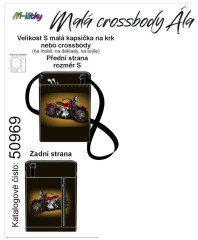 Crossbody/ taštička Ála - retro motorka