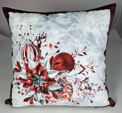 Potah na polštář -samet- vánoční ozdoby