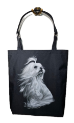 nákupní taška  - Maltézský psík