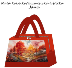 Kosmetická taška Jana malá -  podzimní krajina