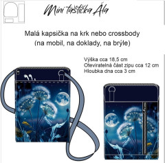 Crossbody/ taštička Ála - pampelišky