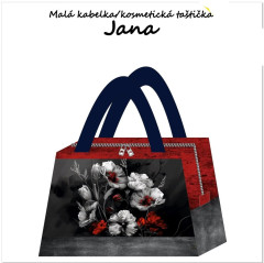 Kosmetická taška Jana malá -máky