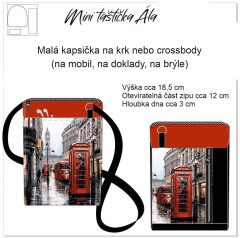 Crossbody/ taštička Ála -Londýn