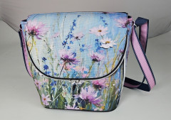kabelka Renata -luční květy