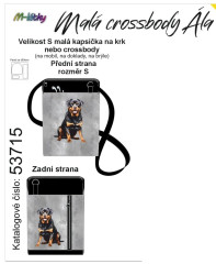 Crossbody/ taštička Ála - Rotvajler