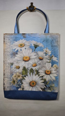 nákupní taška -kopretiny