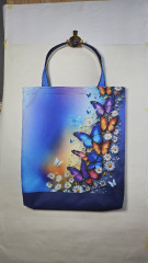 nákupní taška - barevní motýli