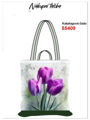 nákupní taška - tulipány