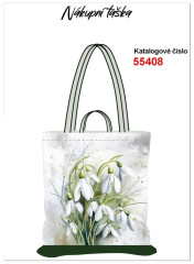 nákupní taška - sněženky