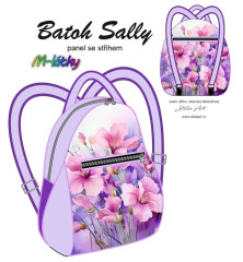 Batoh Sally -   růžové květy