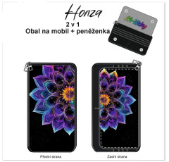 Obal na mobiní telefon/ peněženka - kočárkovina - mandala