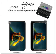 Obal na mobiní telefon/ peněženka - kočárkovina - Malý princ