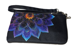 Obal na mobiní telefon/ peněženka - kočárkovina - mandala (7)