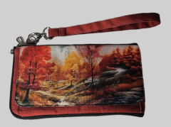 Obal na mobil/ peněženka - podzimní krajina