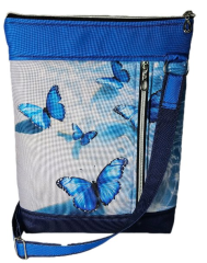 Crossbody Kamila - motýli na pláži